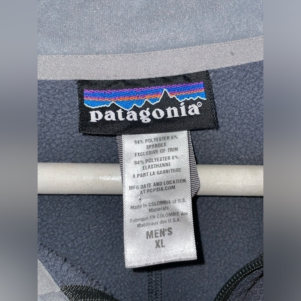 Vintage Patagonia Synchilla Fleece Hoodie Gray Pullover Sweatshirt  XX Large‌‍‍‍ - Picture 7 of 7
